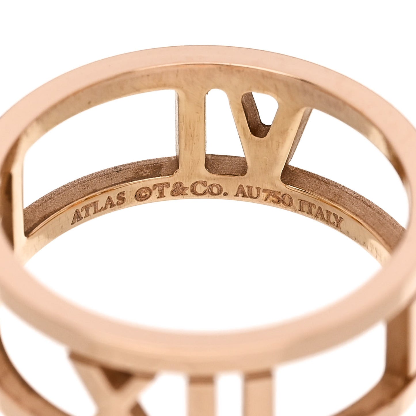 18K Rose Gold Atlas Open Ring 49 4.75