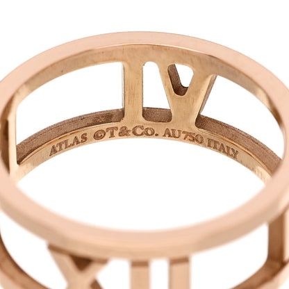 Tiffany 18K Rose Gold Atlas Open Ring 49 4.75 5 of 5