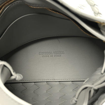 Bottega Veneta Nappa Intrecciato Small Andiamo Shoulder Bag Agate Grey 5 of 8