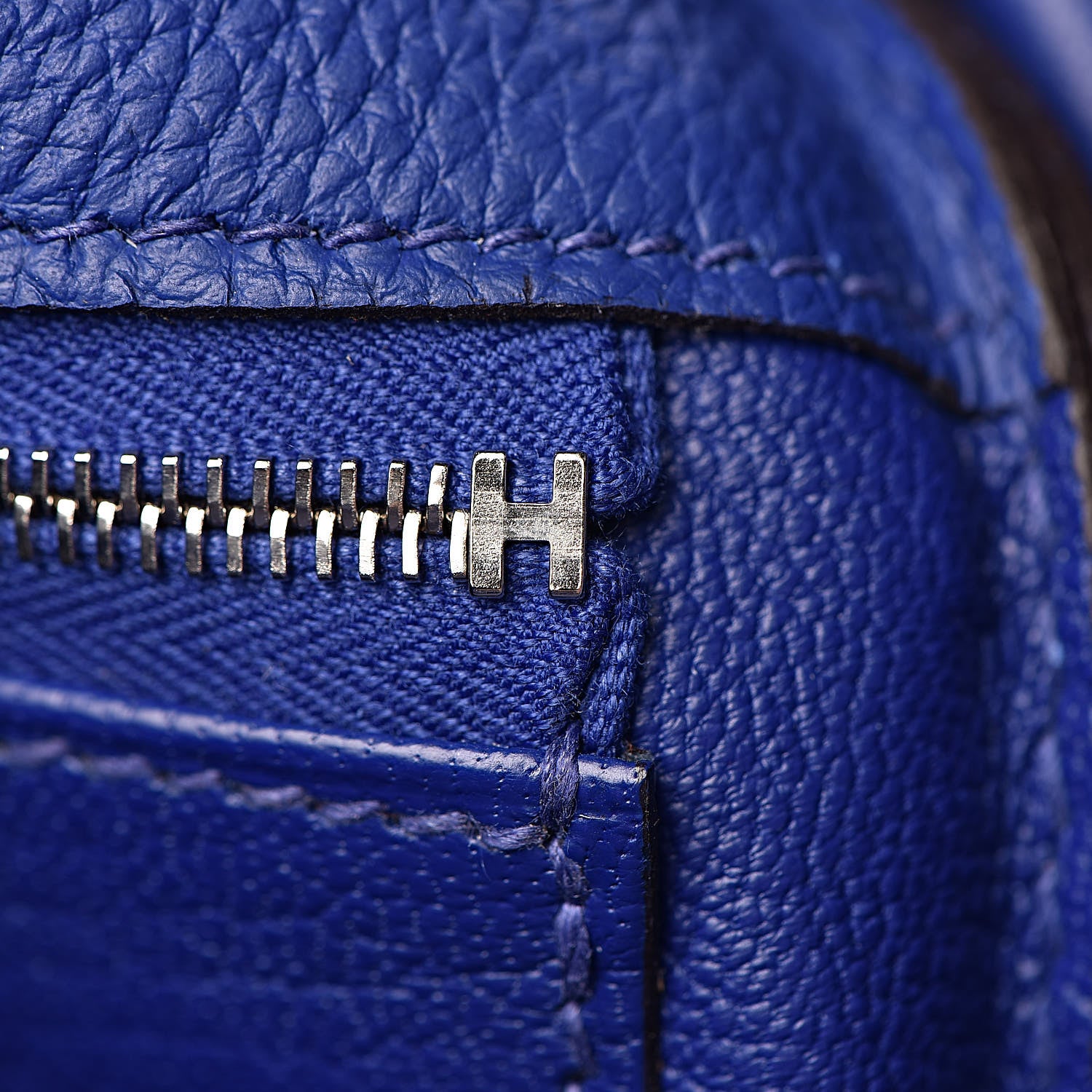 Hermes Togo Kelly Retourne 35 Bleu Electrique 29 of 42