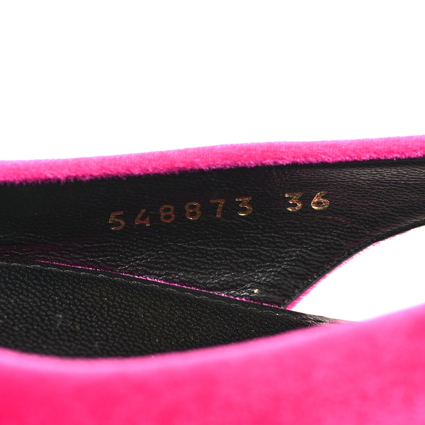 Velvet BB Knife Pointy Toe Slingback Flats 36 Pink