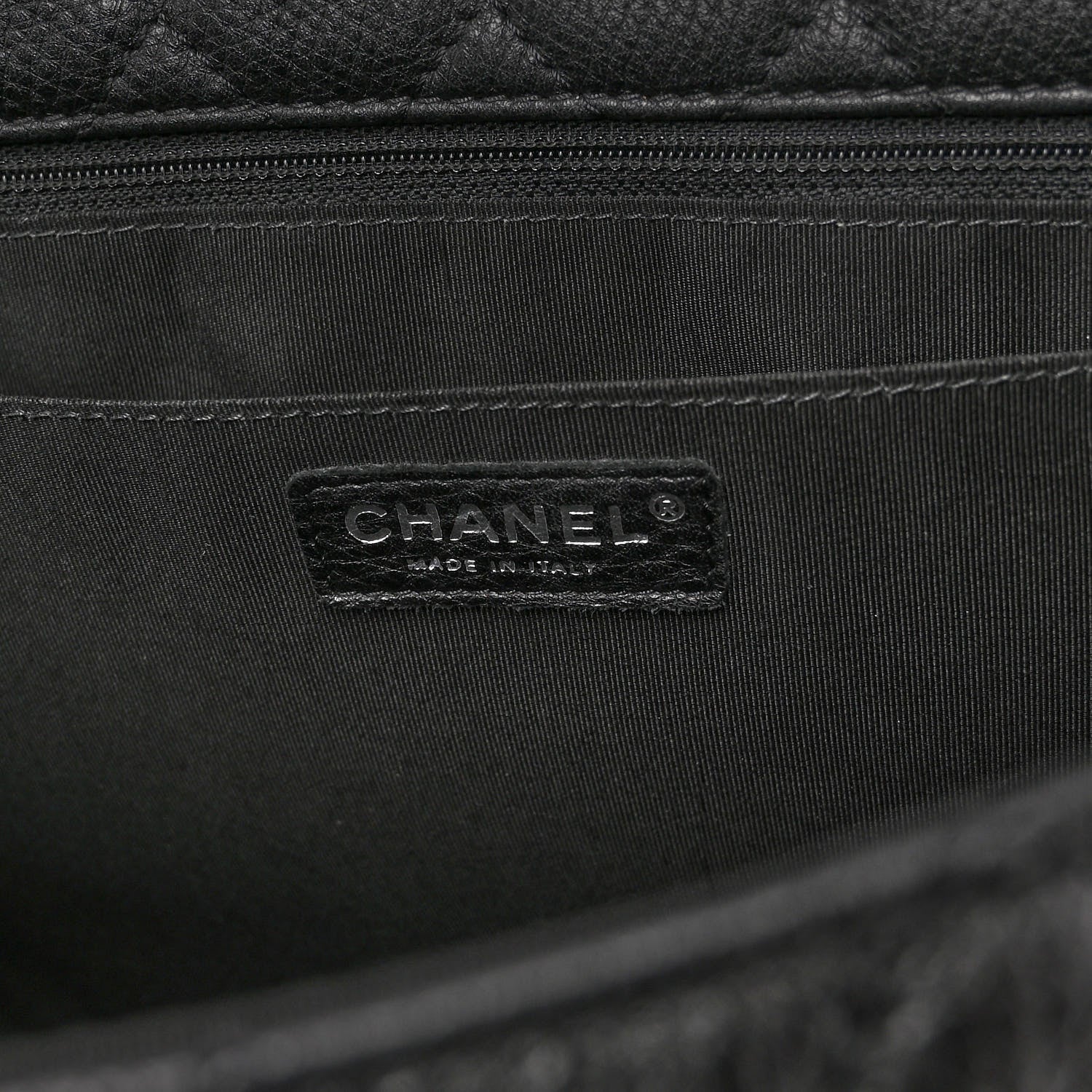 Chanel Calfskin Quilted Small XXL Travel Flap Bag Black 5 of 9