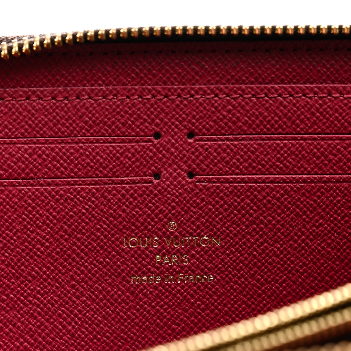 Monogram Clemence Wallet Fuchsia