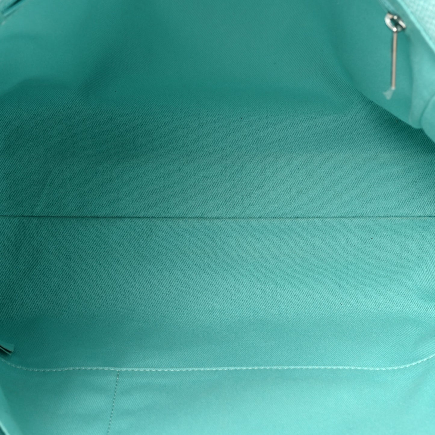 Woven Straw Raffia Small Deauville Tote Turquoise