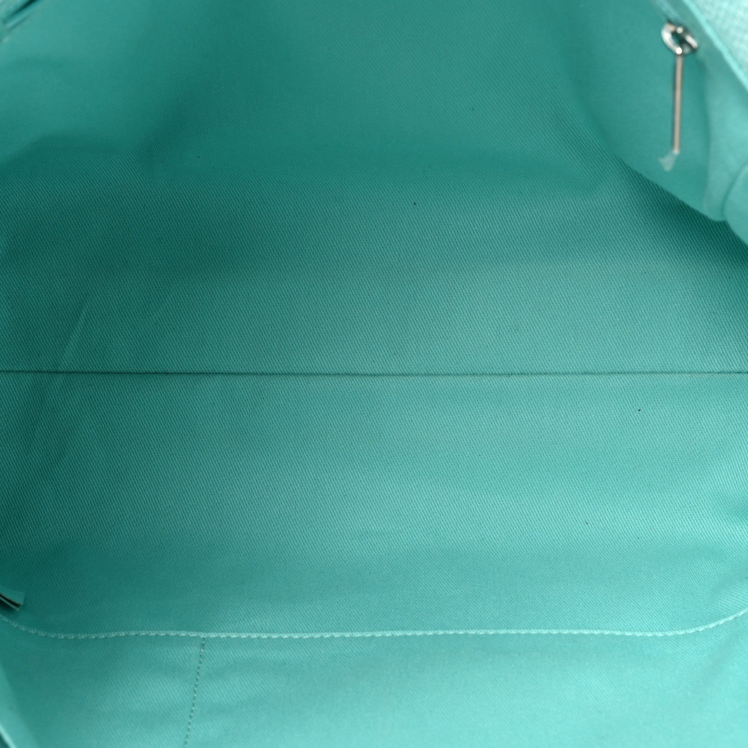 Chanel Woven Straw Raffia Small Deauville Tote Turquoise 5 of 13