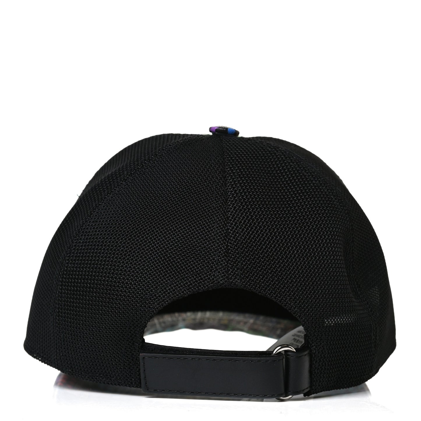GG Supreme Monogram Psychedelic Baseball Hat M 58 Black
