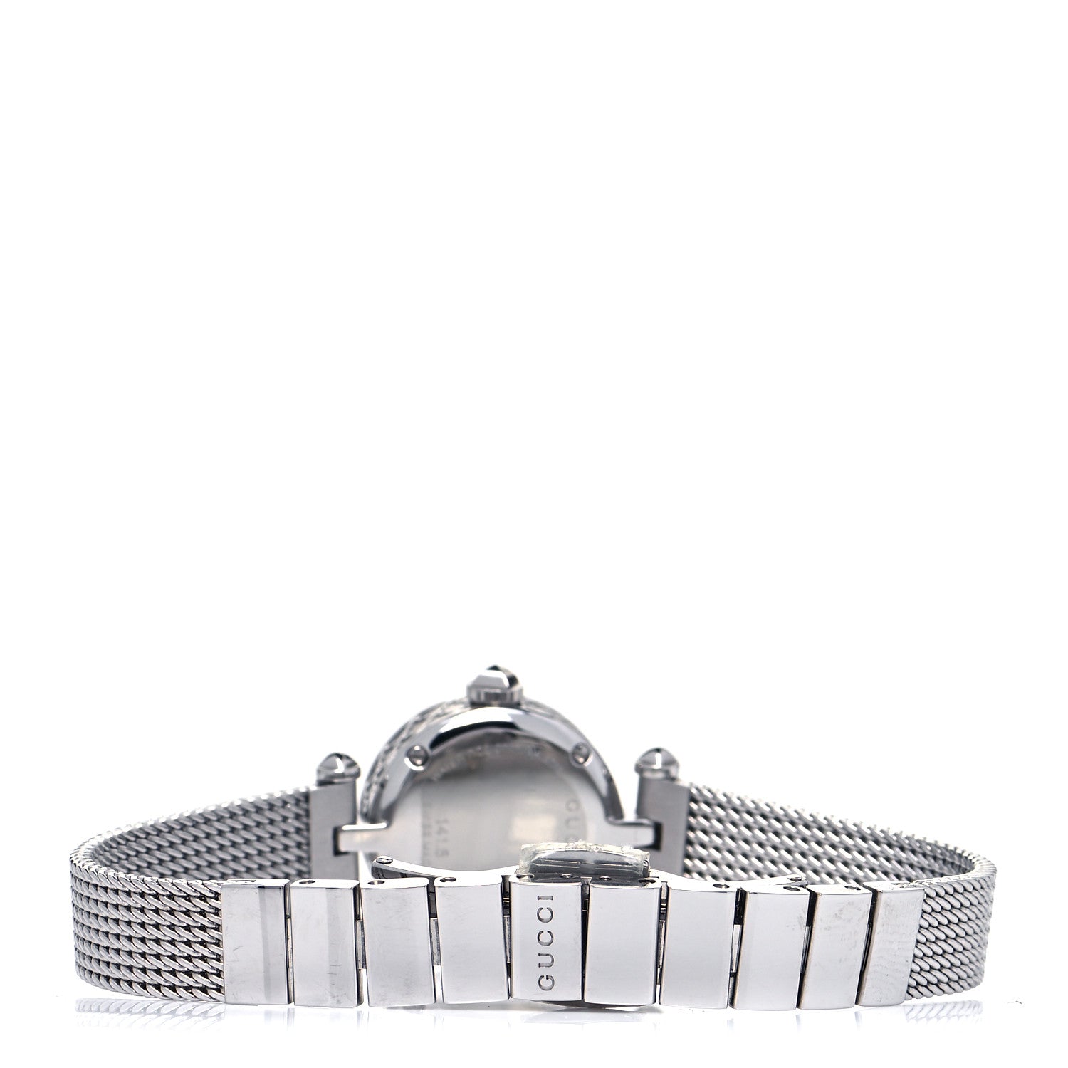 Gucci Stainless Steel Diamond Mother of Pearl 22mm Diamantissima Mesh Quartz Watch 3 of 5