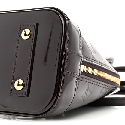 Louis Vuitton Vernis Alma BB Amarante 9 of 10