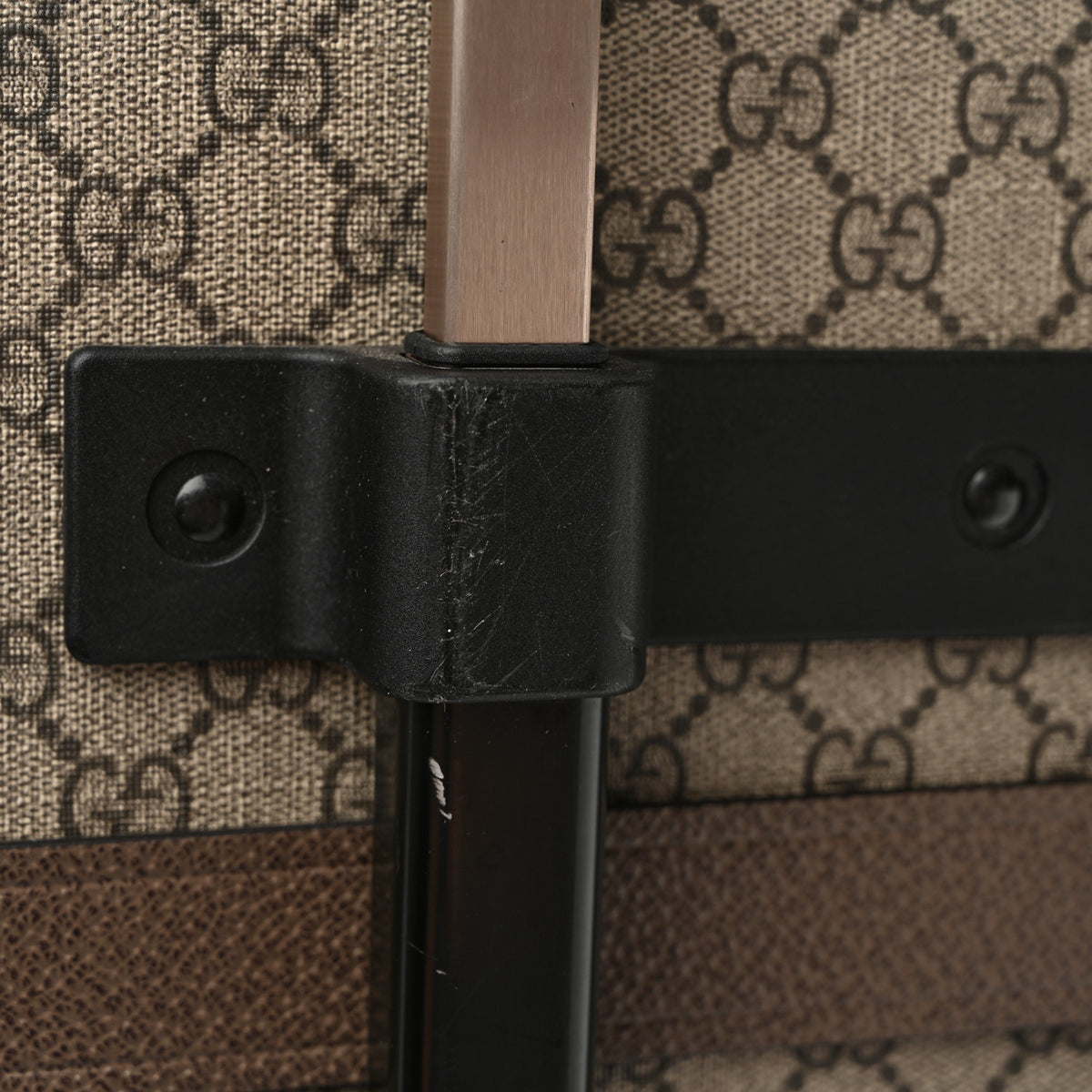 Supreme Monogram Medium Globe-Trotter Suitcase Brown