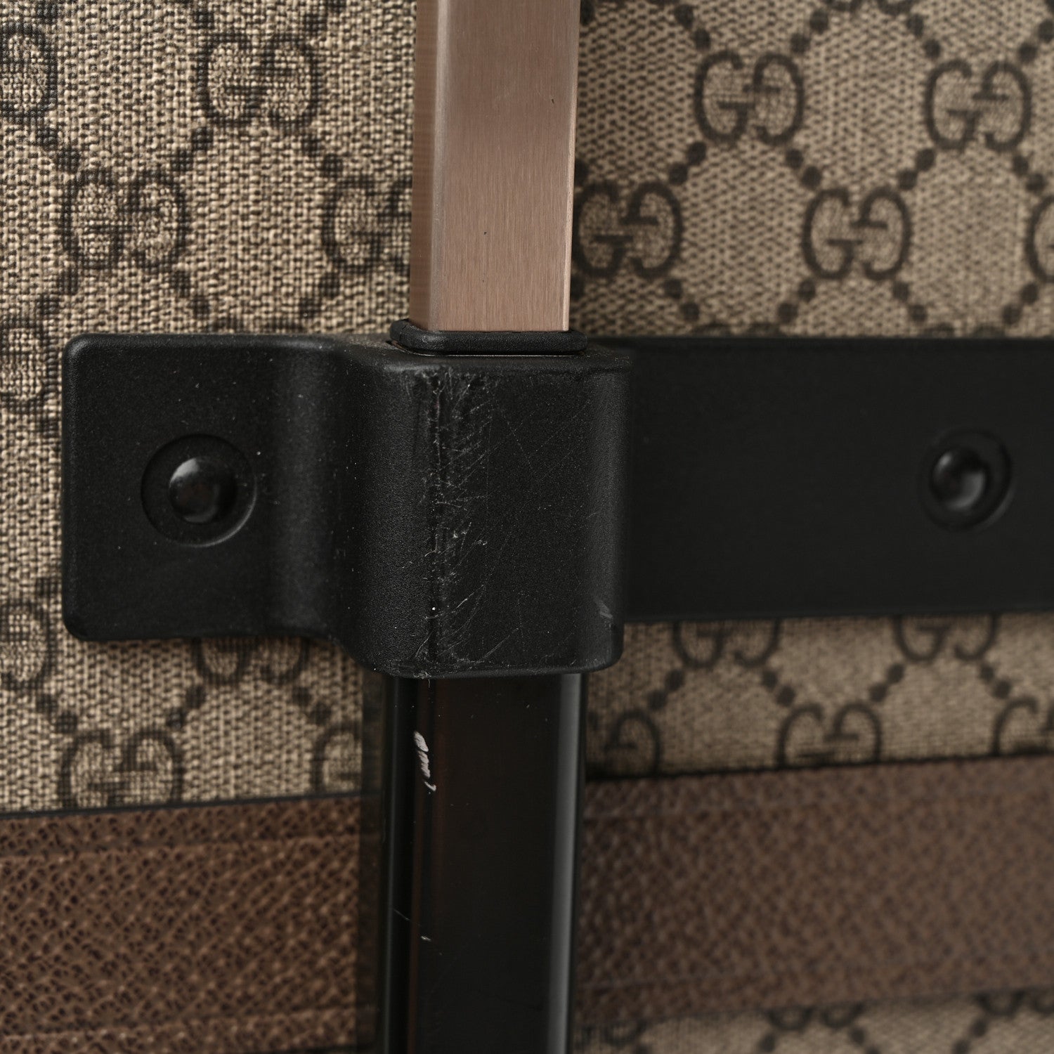 Gucci Supreme Monogram Medium Globe-Trotter Suitcase Brown 15 of 16