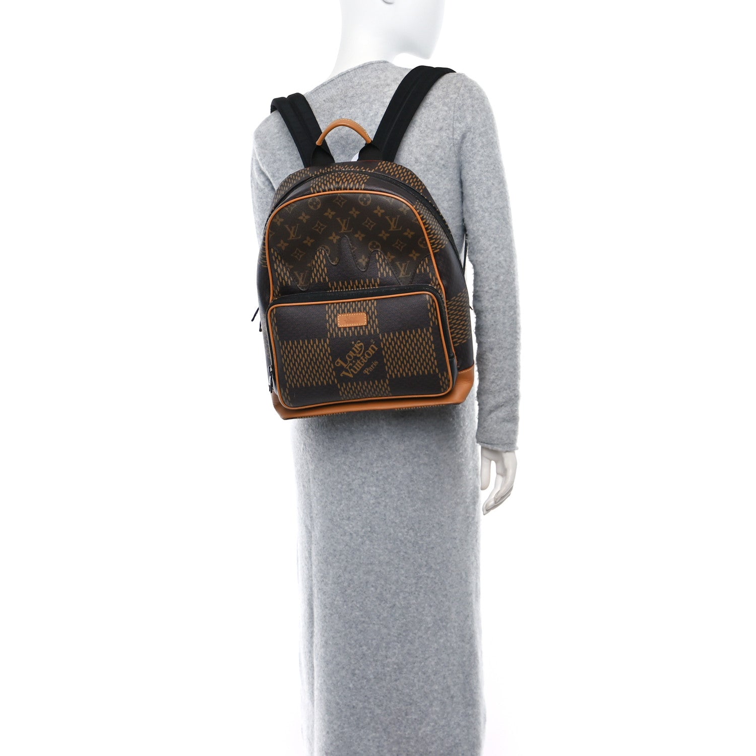 Louis Vuitton x NIGO Giant Damier Ebene Monogram Campus Backpack 2 of 12