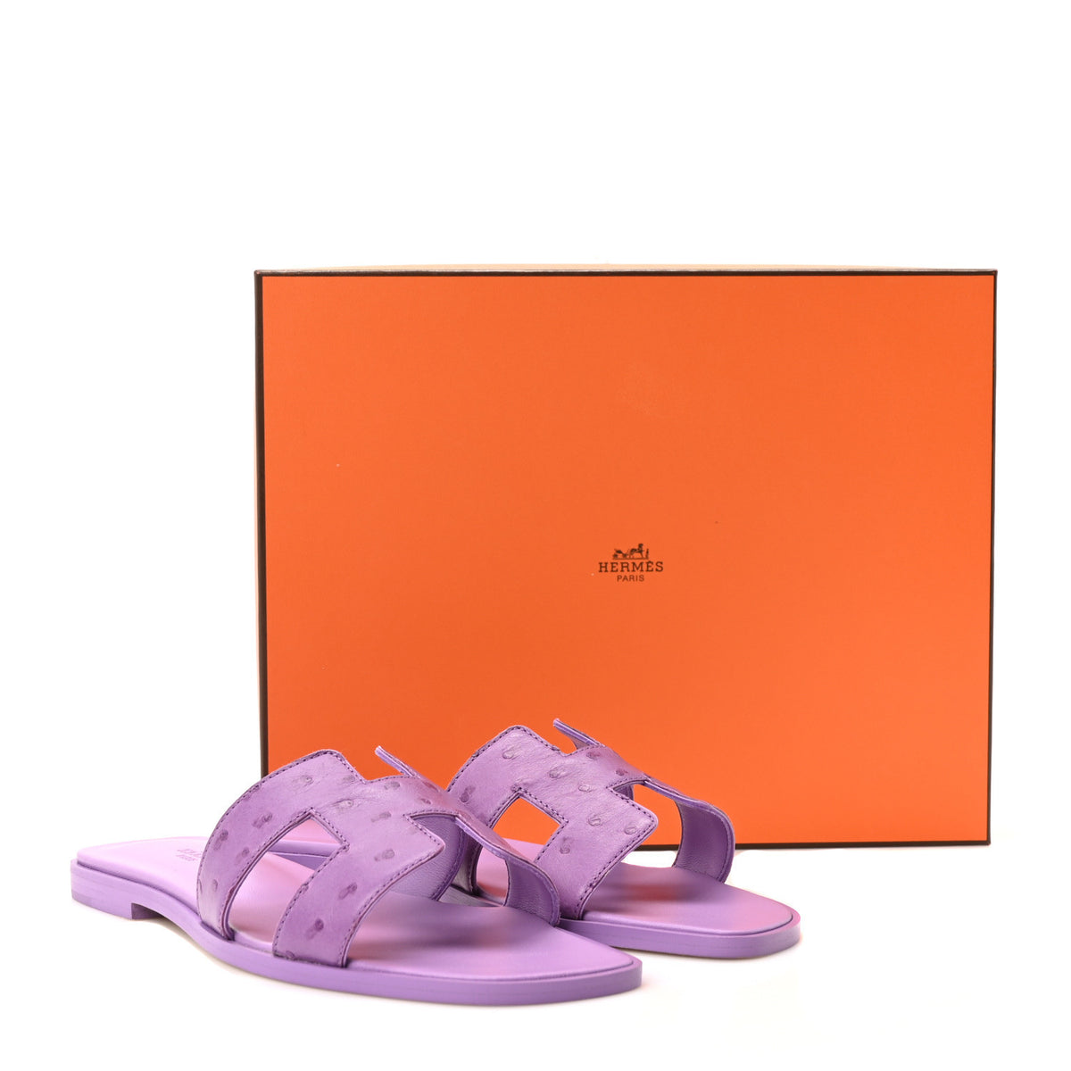 Ostrich Oran Sandals 37 Violet