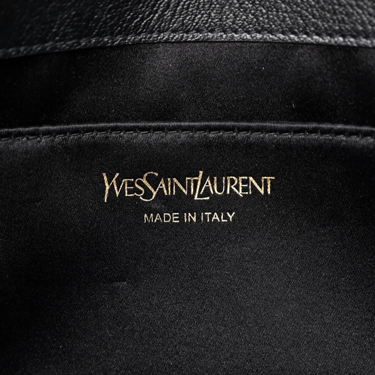 Saint Laurent Calfskin Monogram Large Belle De Jour Clutch Black 6 of 9