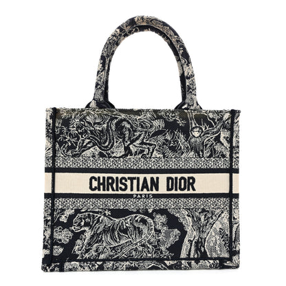 Christian Dior Canvas Embroidered Small Dioriviera Toile De Jouy Book Tote Blue 1 of 12