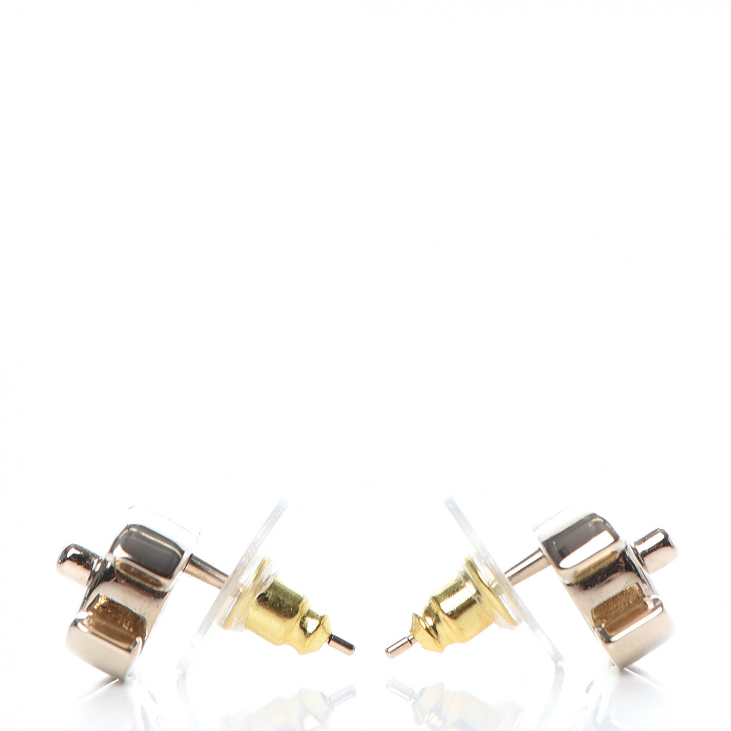 Chanel Metal CC Turnlock Earrings Gold 3 of 5