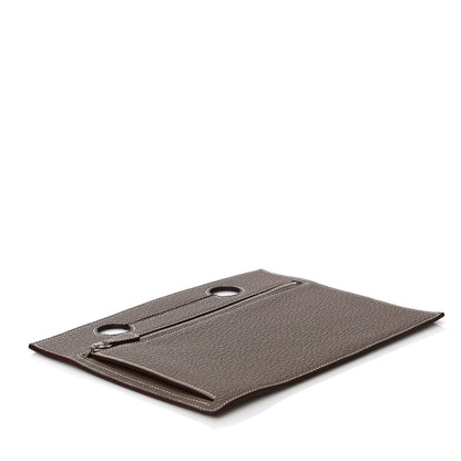 Hermes Togo Backpocket Pouch 30 Etoupe 4 of 7