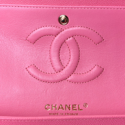 Chanel Caviar Quilted Medium Double Flap Pink 8 of 8