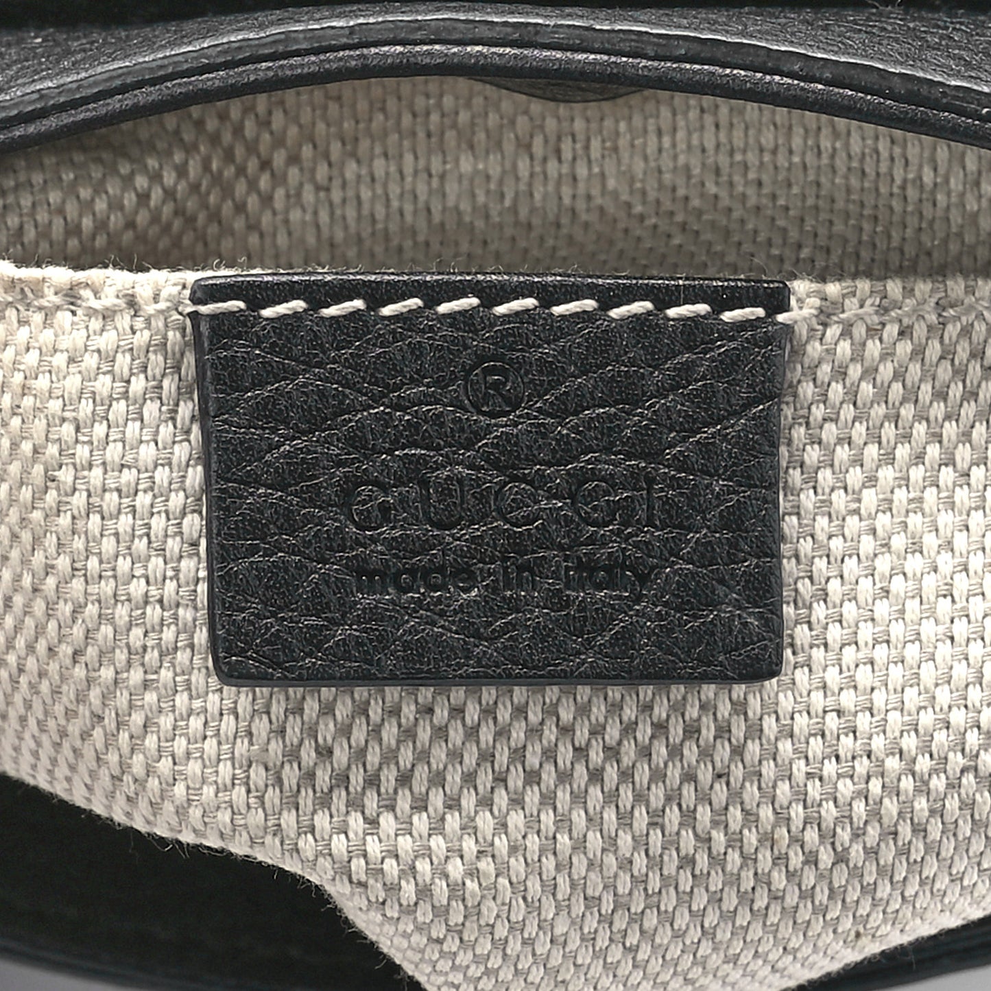 Pebbled Calfskin Small Soho Flap Crossbody Black