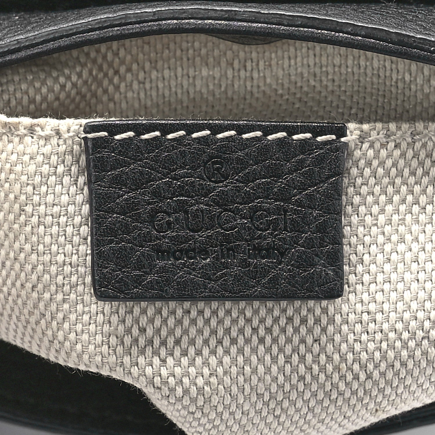Gucci Pebbled Calfskin Small Soho Flap Crossbody Black 6 of 12