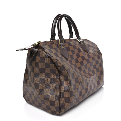 Louis Vuitton Damier Ebene Speedy 30 3 of 9