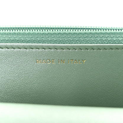 Chanel Shiny Lambskin Quilted Chanel 19 Wallet On Chain WOC Light Green 7 of 12