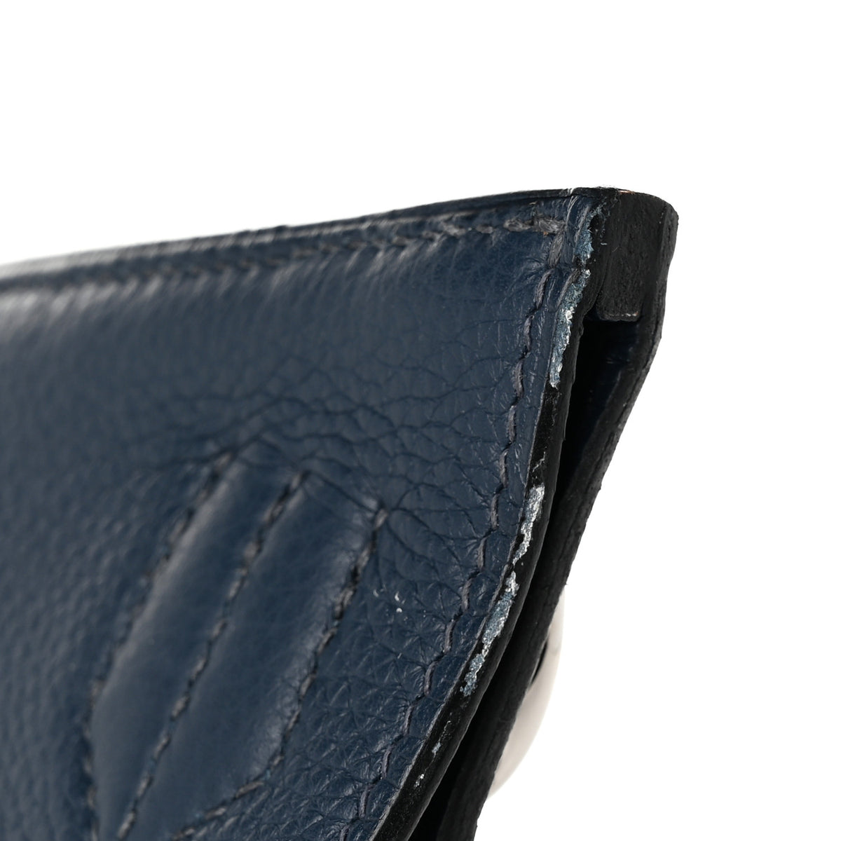 Hermes Taurillon Clemence Jypsiere 34 Bleu de Prusse 11 of 11