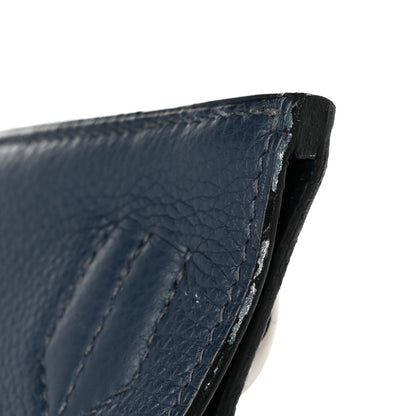 Hermes Taurillon Clemence Jypsiere 34 Bleu de Prusse 11 of 11