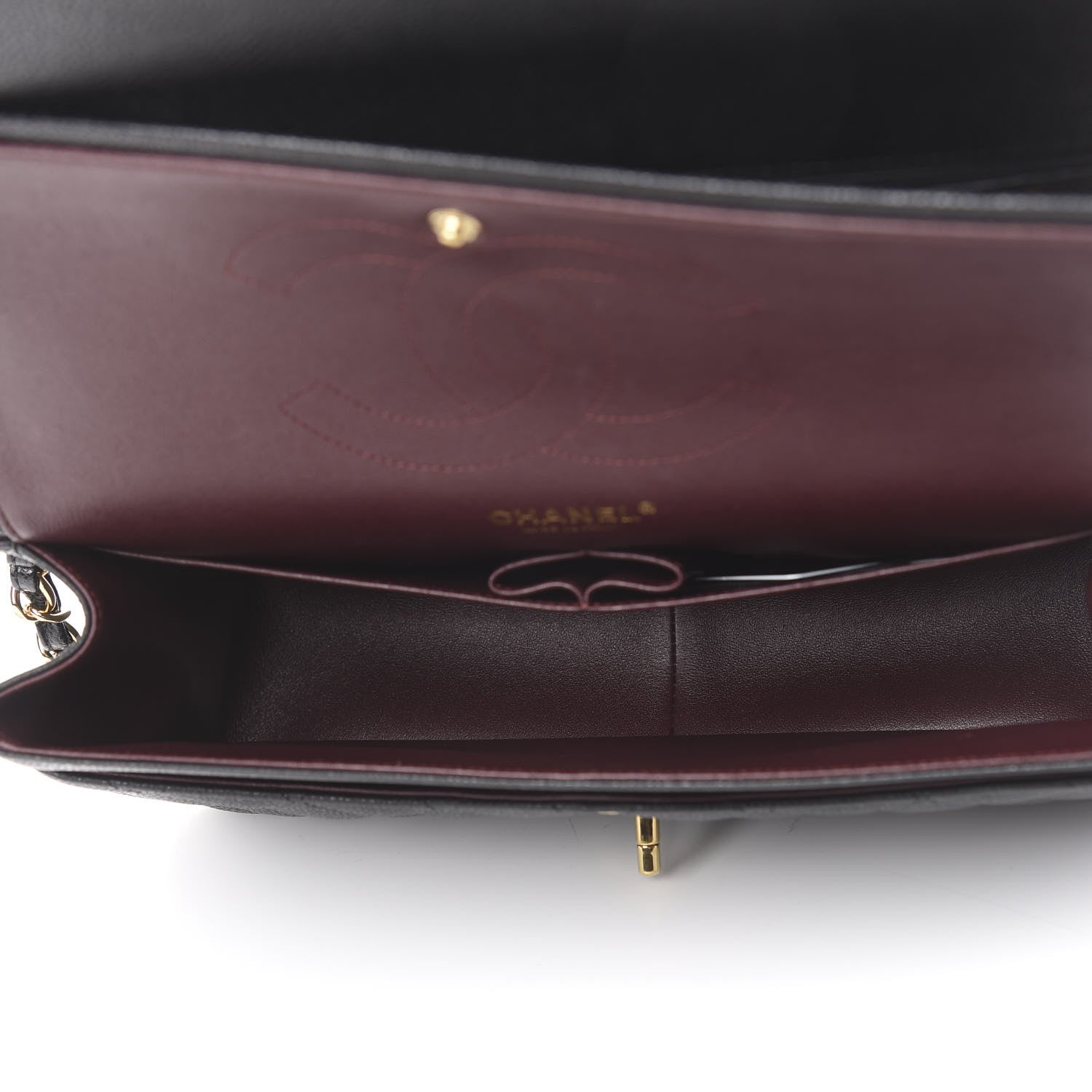 Chanel Caviar Quilted Jumbo Double Flap Black 4 of 9