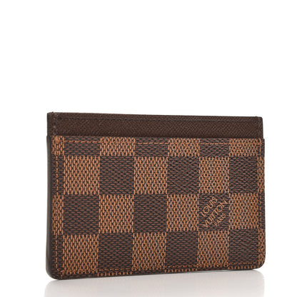 Louis Vuitton Damier Ebene Simple Card Holder 3 of 5