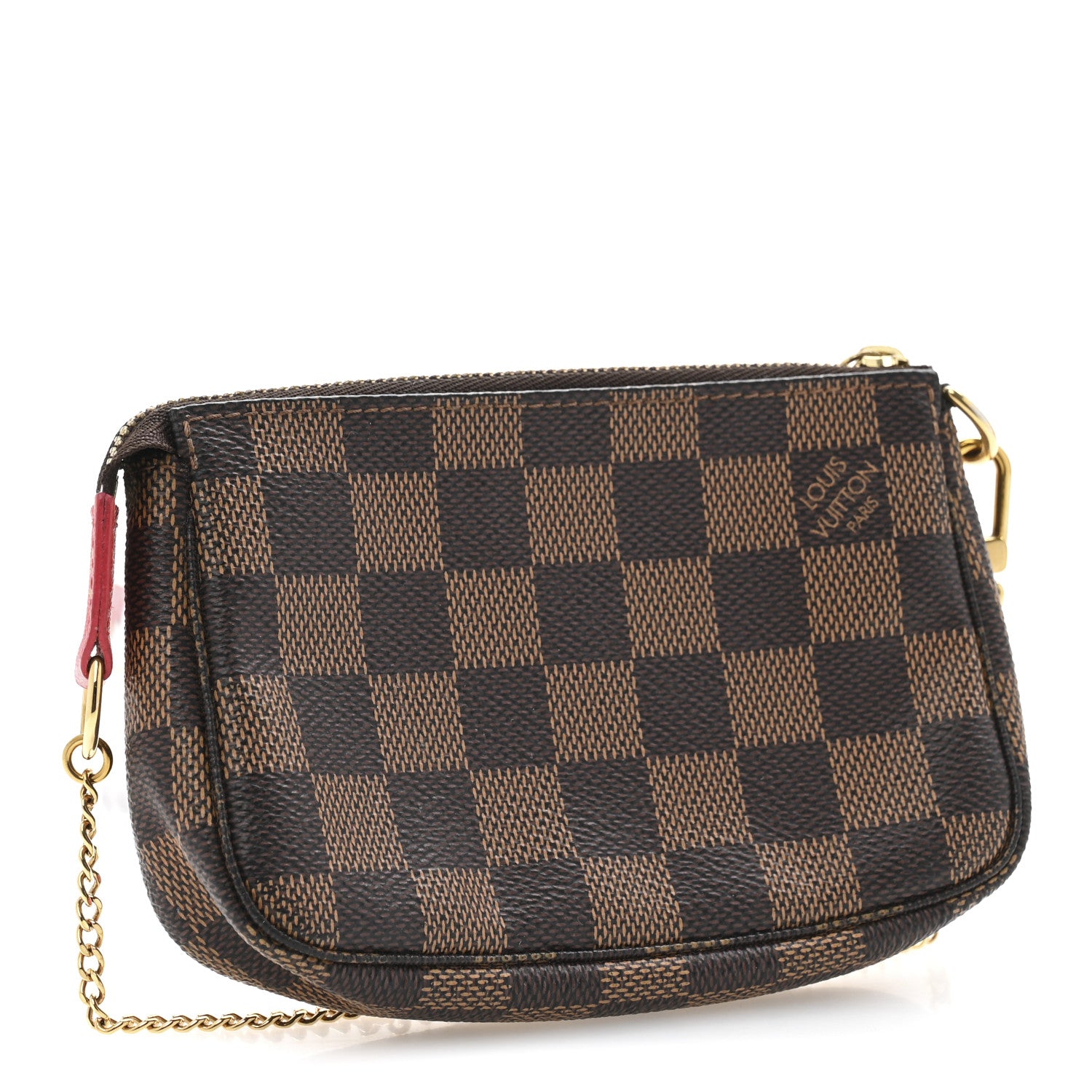 Louis Vuitton Damier Ebene 2015 Christmas Animation Mini Pochette Accessories 3 of 9