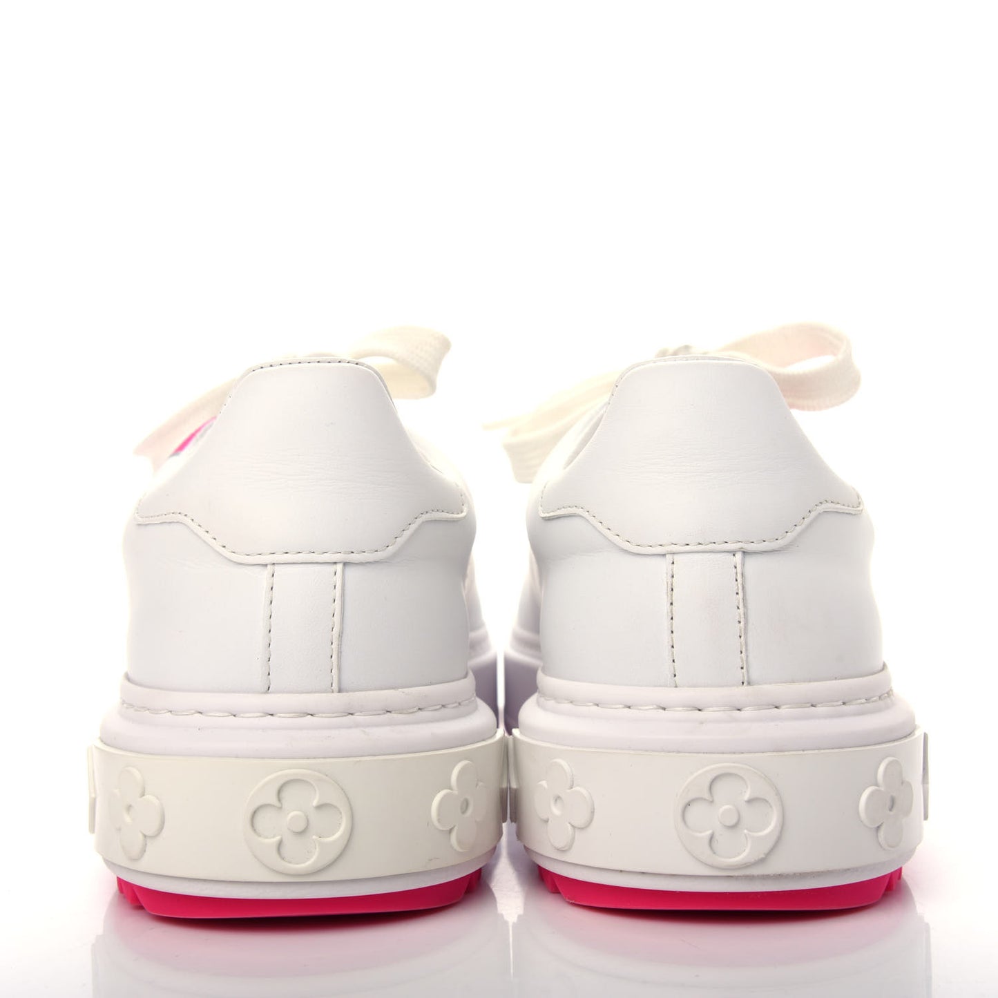 Monogram Time Out Sneakers 38.5 White Rose