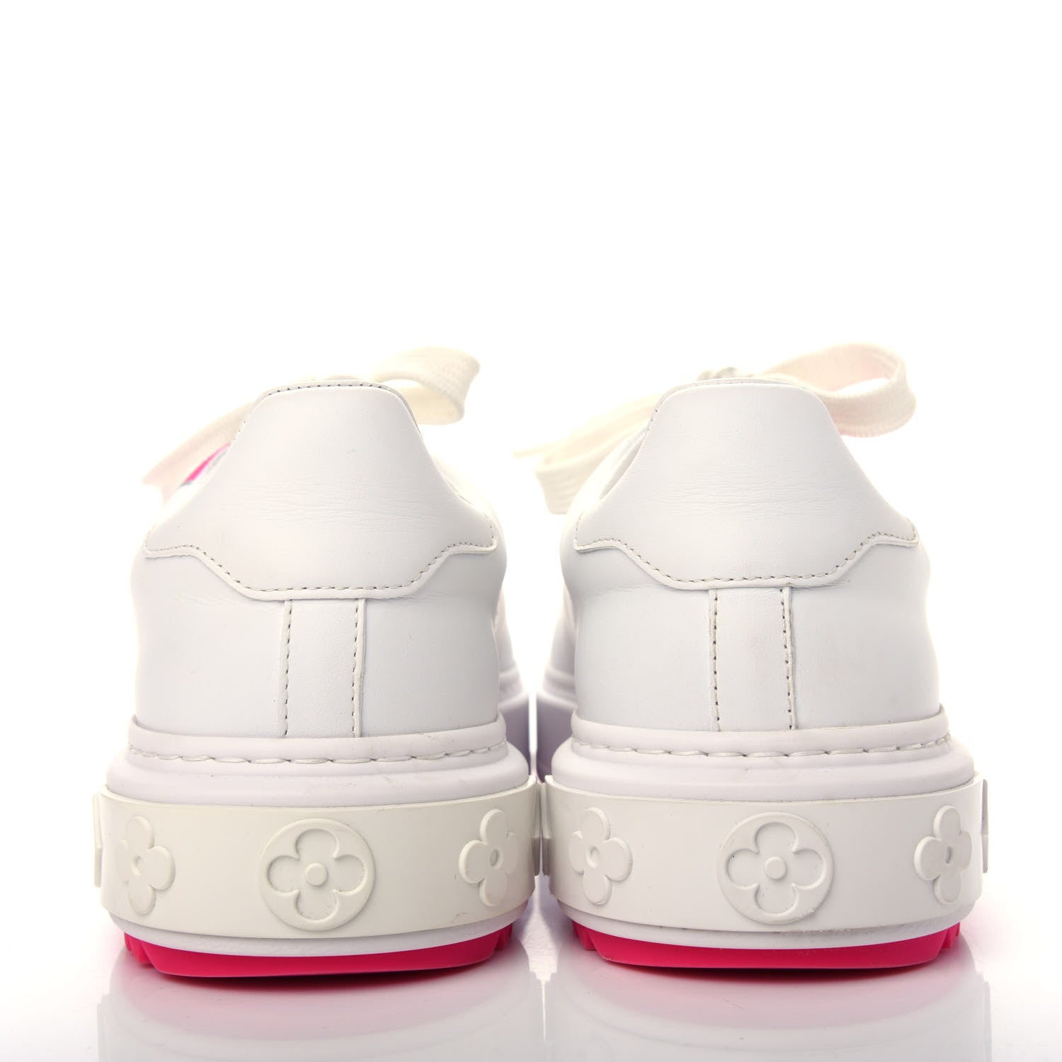 Louis Vuitton Monogram Time Out Sneakers 38.5 White Rose 7 of 15