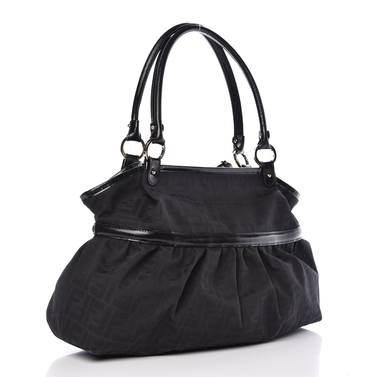 Fendi Zucca Large Chef Shopper Tote Black 3 of 13