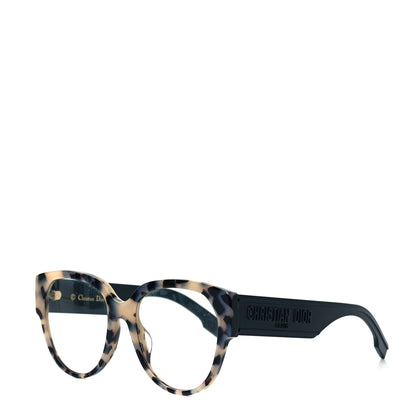 Christian Dior Acetate Square DiorID1 Sunglasses White Tortoise 1 of 9