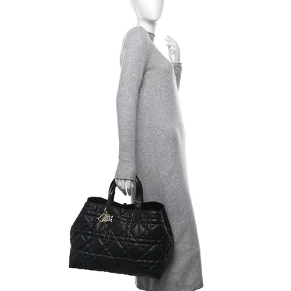 Christian Dior Calfskin Macrocannage Large Toujours Black 2 of 12
