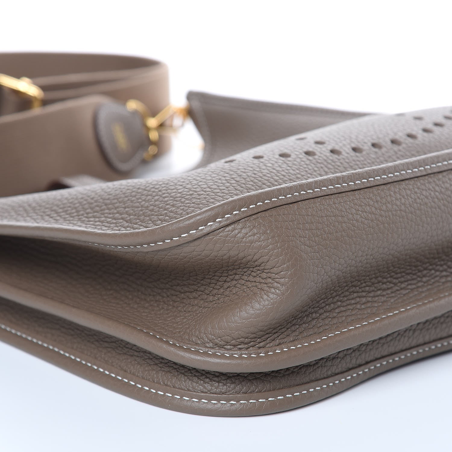 Hermes Taurillon Clemence Evelyne III PM Etoupe 9 of 11