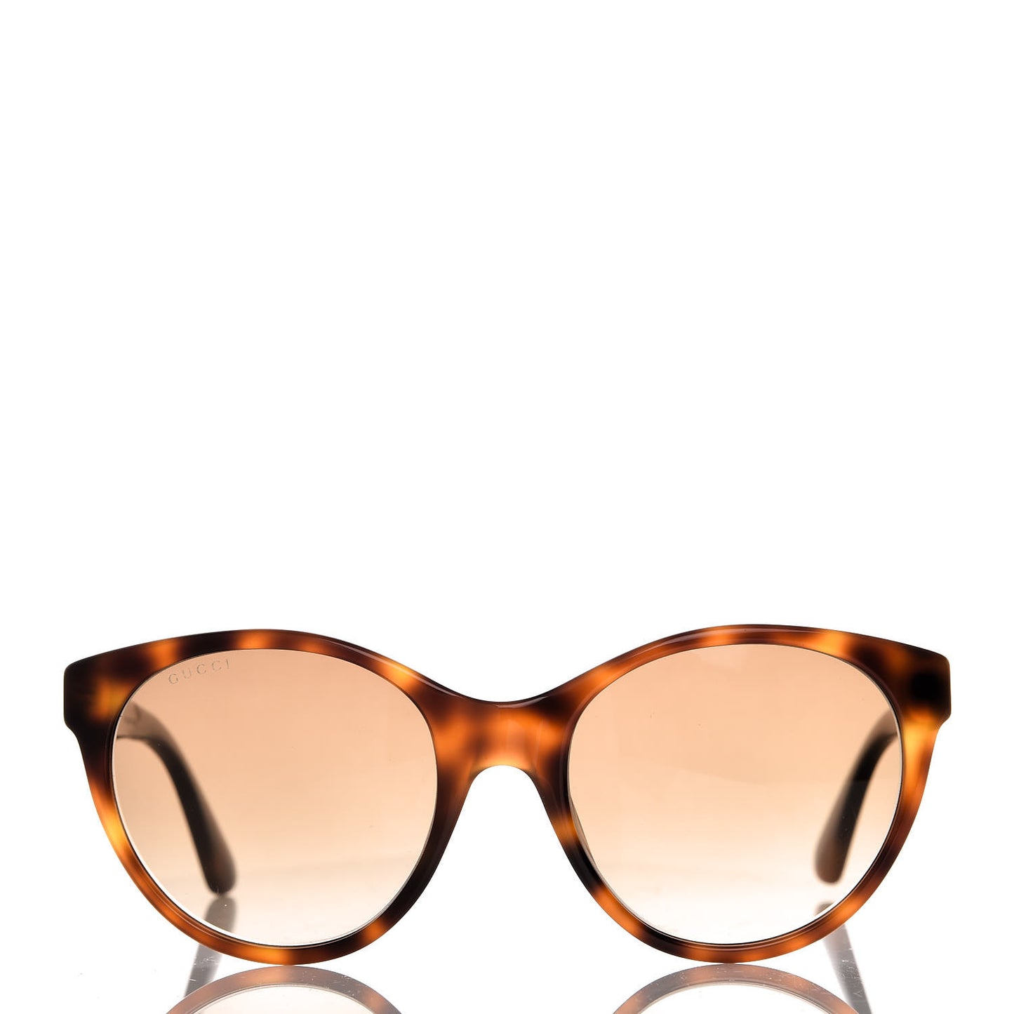Round Frame Crystal Sunglasses GG 0419S Tortoiseshell
