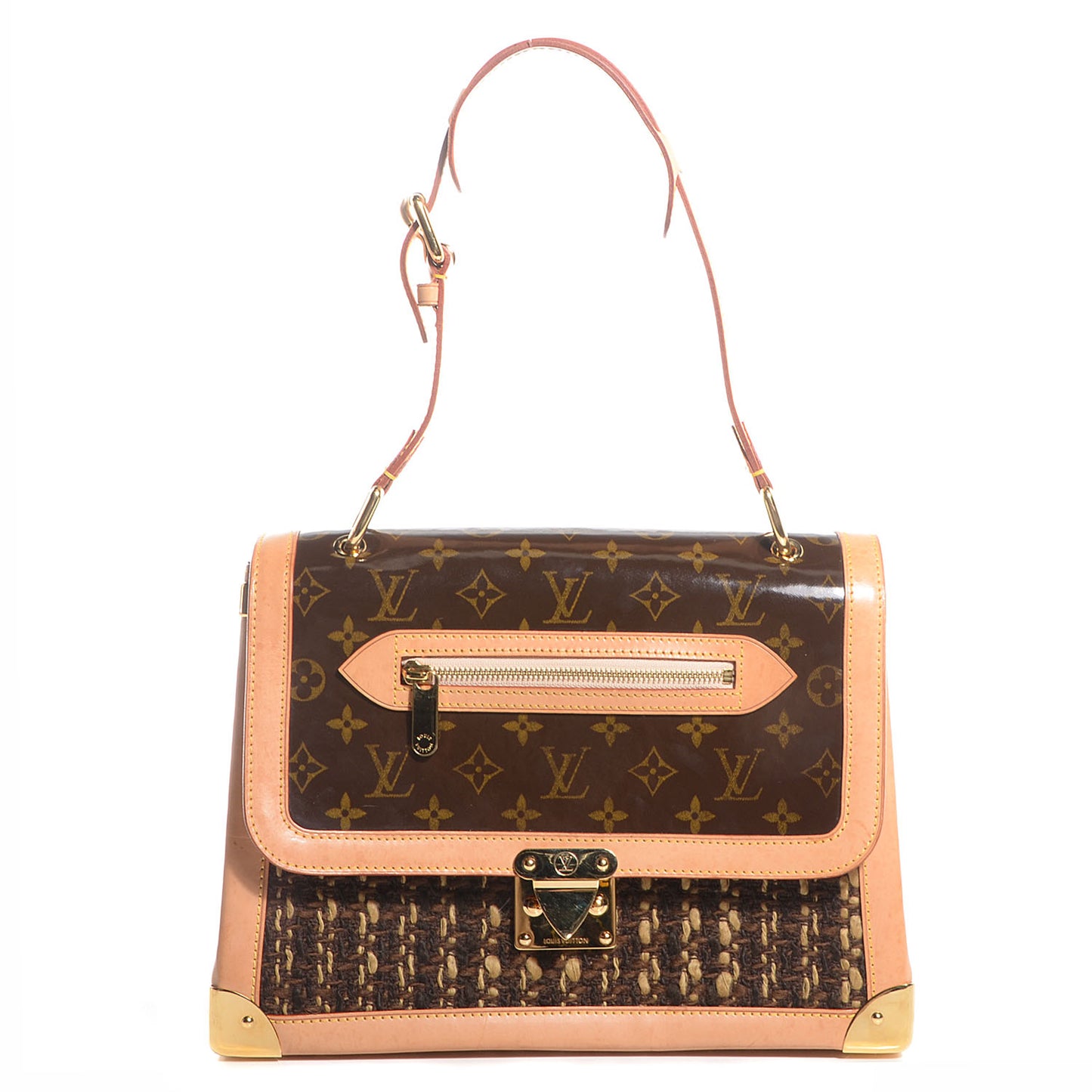 Monogram Ambre Tweedy Zip GM