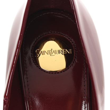 Saint Laurent Vernice Seta Soft Norma 90 Pumps 39 Grenat 8 of 10