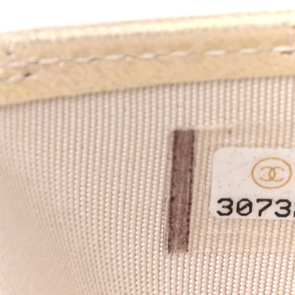 Chanel Iridescent Lambskin Quilted Card Holder Ivory 8 of 8