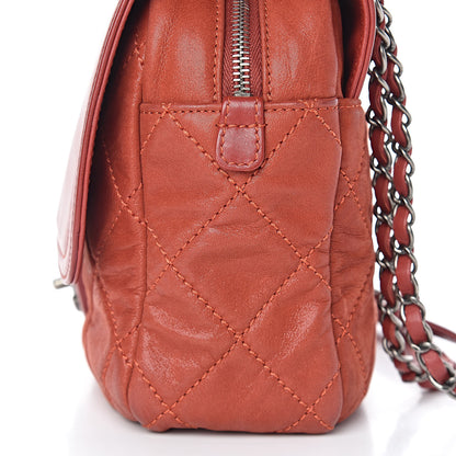 Chanel Iridescent Calfskin Medium In the Mix Flap Red 13 of 17
