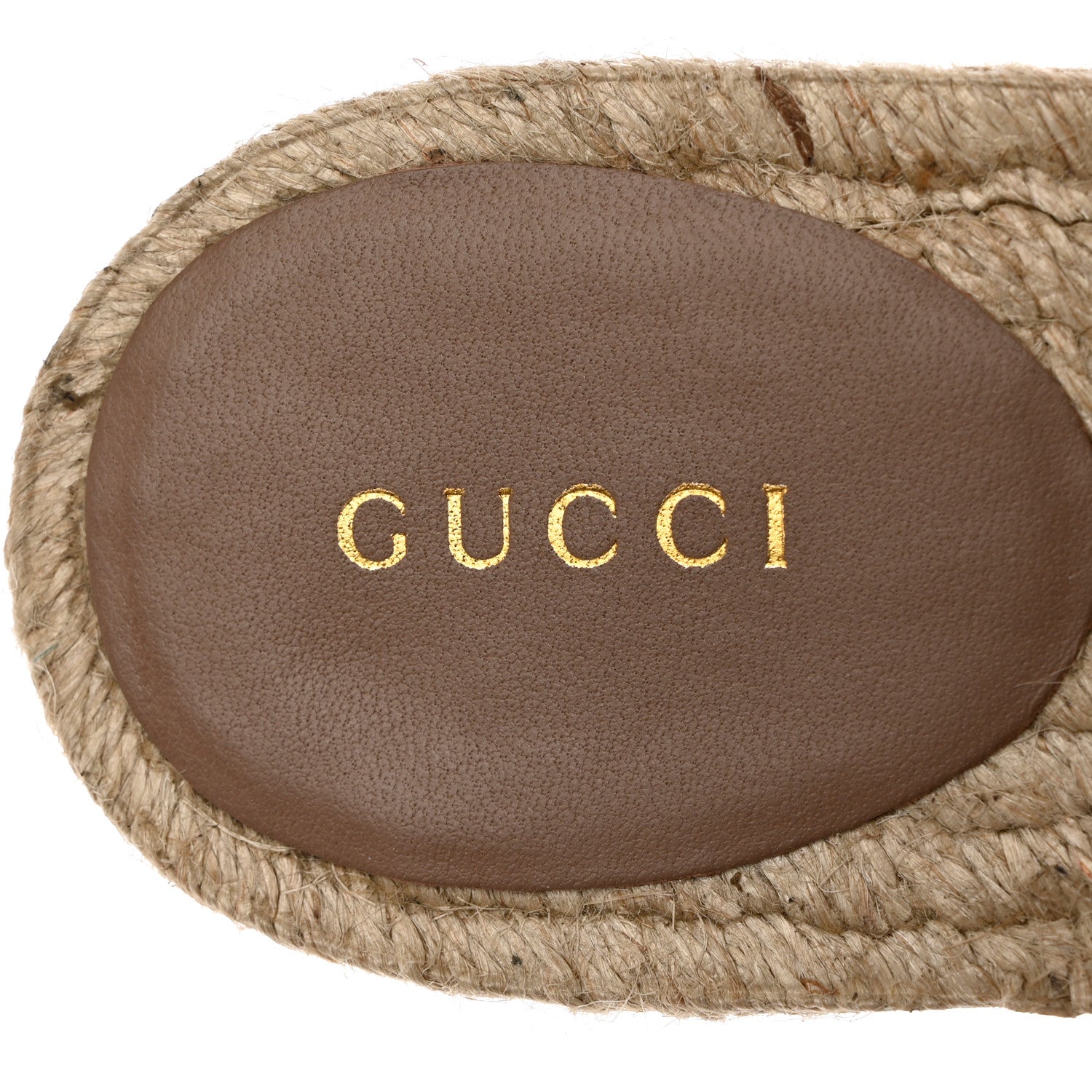 Gucci Nappa Matelasse GG Marmont Espadrille Slide Sandals 40 Porcelain Rose 7 of 11