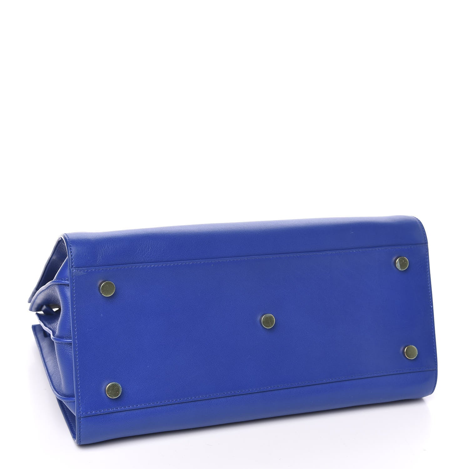 Saint Laurent Calfskin Small Sac De Jour Blue Majorelle 4 of 10