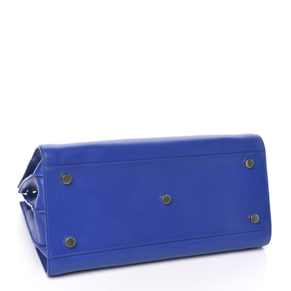 Saint Laurent Calfskin Small Sac De Jour Blue Majorelle 4 of 10
