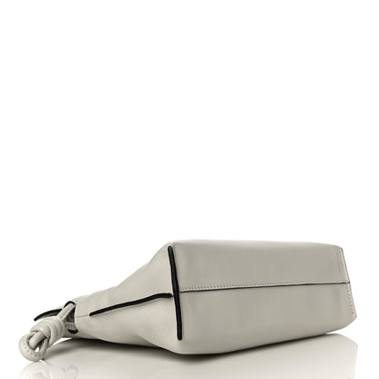 Loewe Calfskin Mini Flamenco Knot Bag White 4 of 16