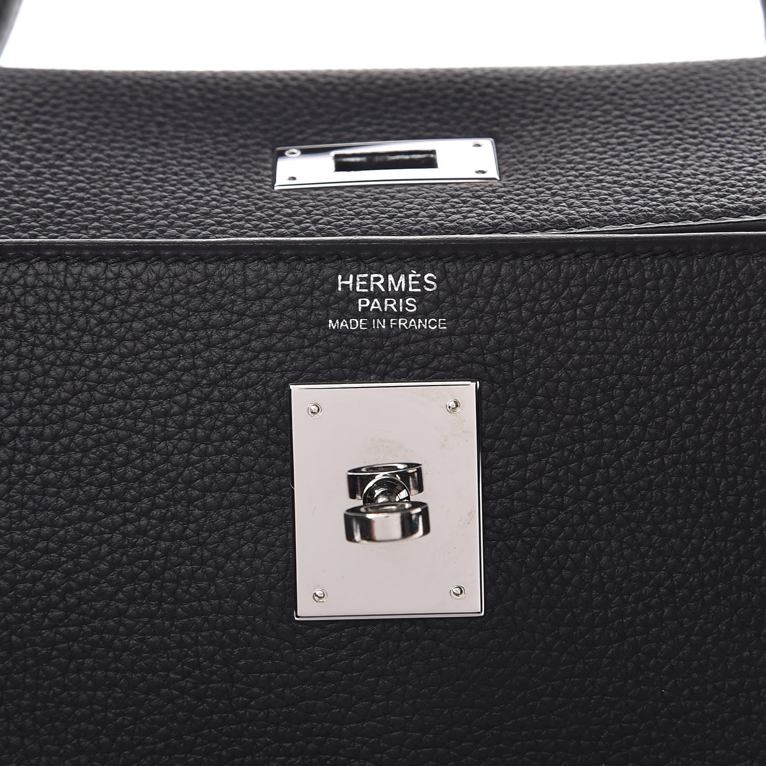 Hermes Togo Kelly Retourne 32 Black 7 of 13
