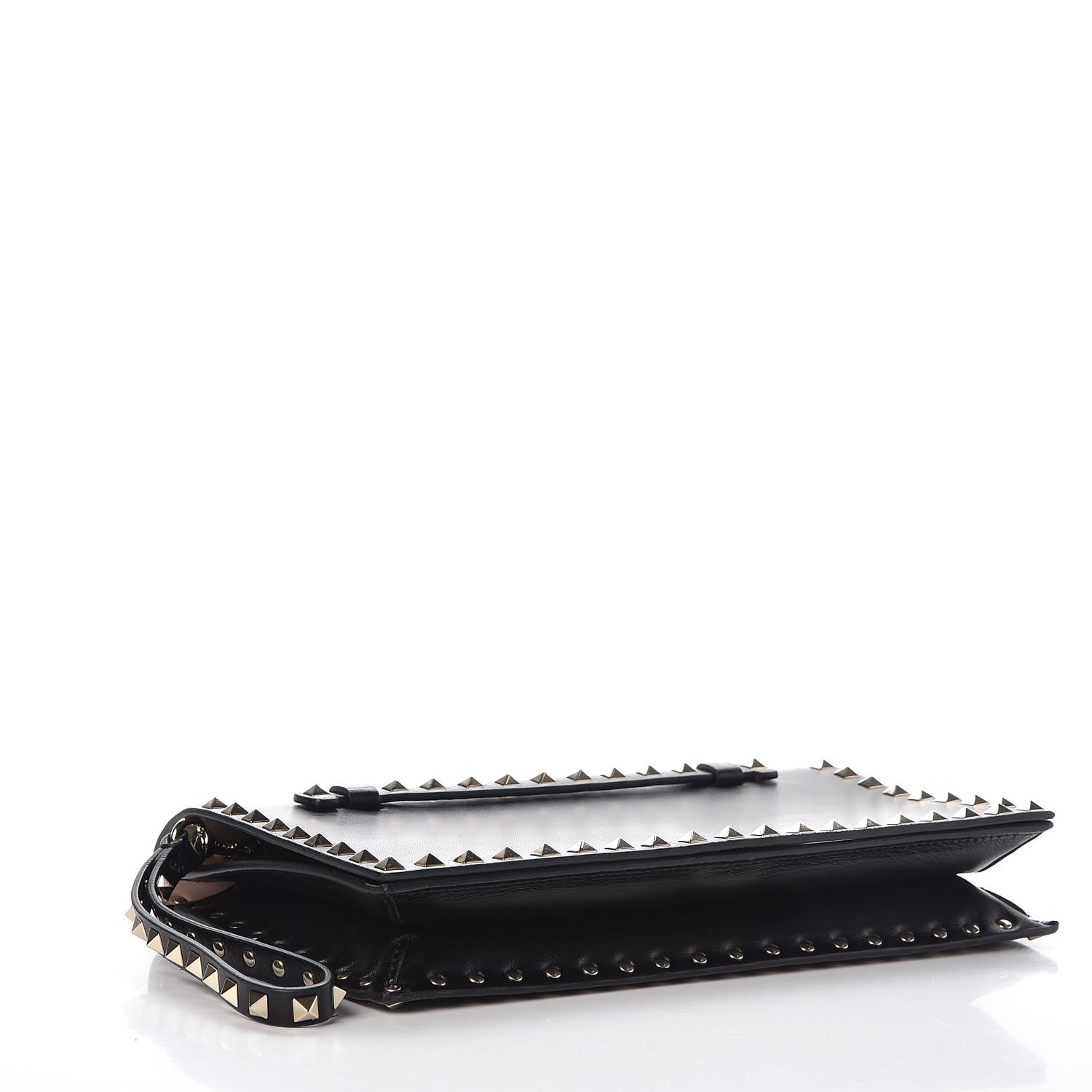 Valentino Garavani Nappa Rockstud Wristlet Clutch Black 4 of 7
