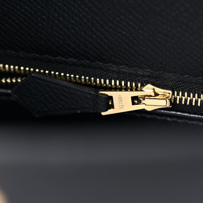 Hermes Epsom Kelly Sellier 28 Black 19 of 37
