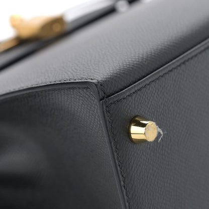 Hermes Epsom Kelly Sellier 28 Black 9 of 15