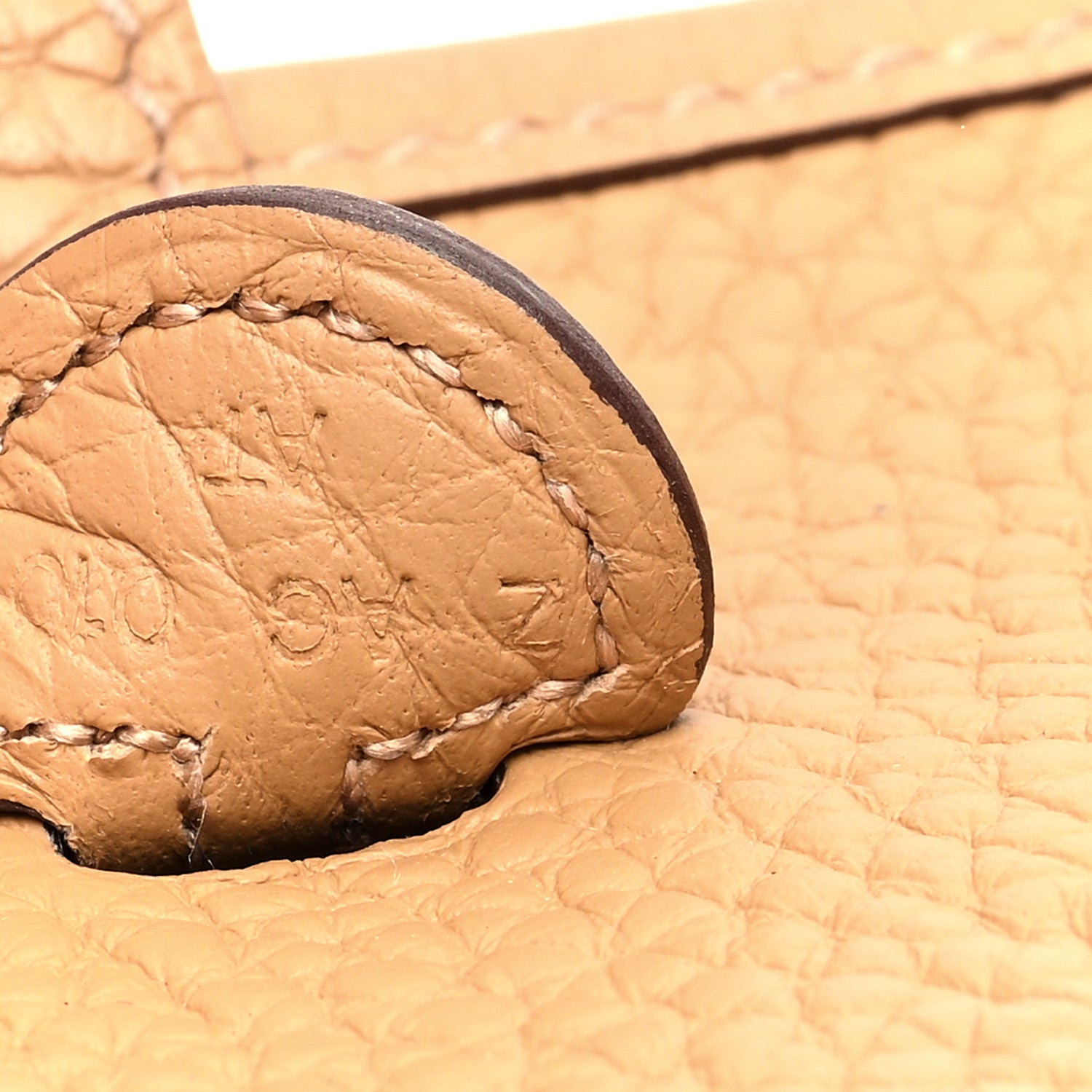 Hermes Taurillon Clemence Evelyne TPM Biscuit 6 of 8
